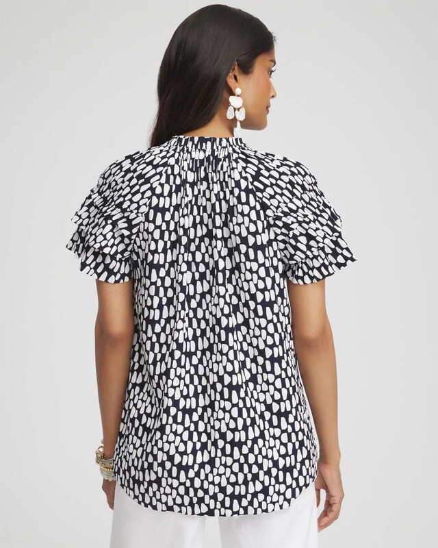 Ruffle Neck Blouse - image 3